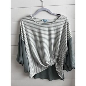 She‎ + Sky Blouse Women's Size Large 0366